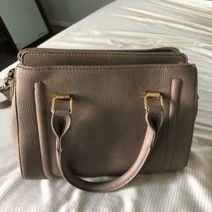 light grey purse!